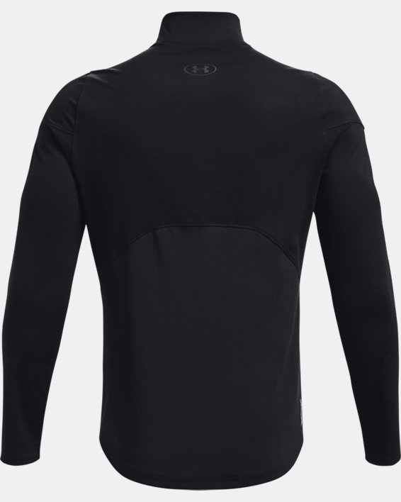 Camiseta con cuello cerrado UA RUSH™ ColdGear® para hombre, Black, pdpMainDesktop image number 6